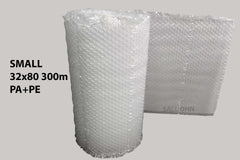 Small Bubble 32x80 PA+PE Strong Packaging Bubble Roll For Air Cushion Machine