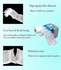 Luftkissenmaschine, Folienverpackungsrolle, Kissen-/Kissenrollen, Verpackung aufblasbar.