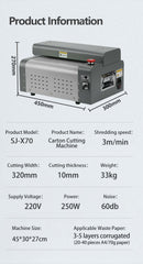 SJ-X70 Honeycomb Packaging made from Cardboard Packaging Machine Carton Cutting
