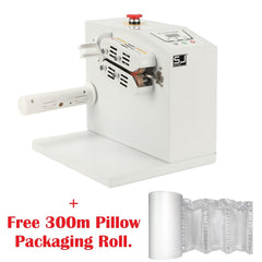 SJ30 – Verpackungsmaschine zum Aufblasen und Versiegeln von Luftkissen mit erweiterten Funktionen.