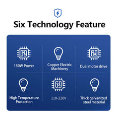 SJ-6000 + SJ-5000 Combo Package High-Speed Packaging machine + Coiling Table