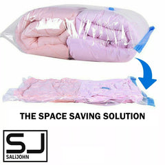 Vacuum Seal Bags 6 Pack Space Saver Storage Reusable Airtight Clothes Bedding