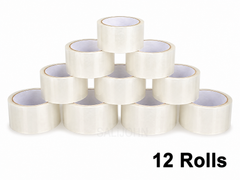 Clear Packing Tape 48mm Heavy Duty Strong Self-Adhesive Parcel Packaging Tape