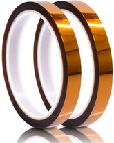 Heat Transfer Resistant Adhesive Tapes 8mm x 33m Polyimide for Sublimation Mugs.