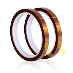 Heat Transfer Resistant Adhesive Tapes 8mm x 33m Polyimide for Sublimation Mugs.