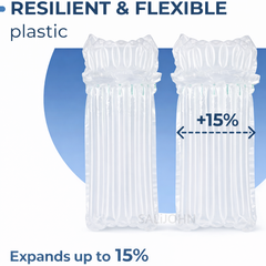 Pre-Inflated Wine Bottle Air Bags – Protective Packaging for 750ml Bottles