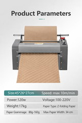 Paper Cushioning Machine - Eco-Friendly Automatic Packaging SJ-X60