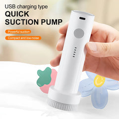 Save Space Vacuum Storage Bag Pump | USB-C Rechargeable with 3 Adapter Rings