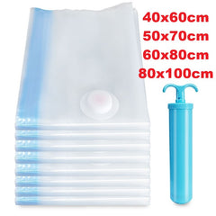 Vacuum Seal Bags 6 Pack Space Saver Storage Reusable Airtight Clothes Bedding