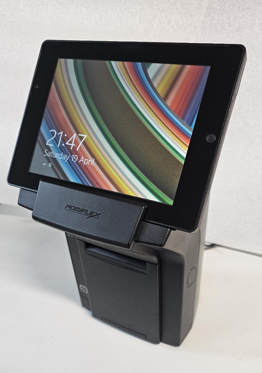 Posiflex MT-4008 8" Touchscreen Tablet with Docking station and BT Printer