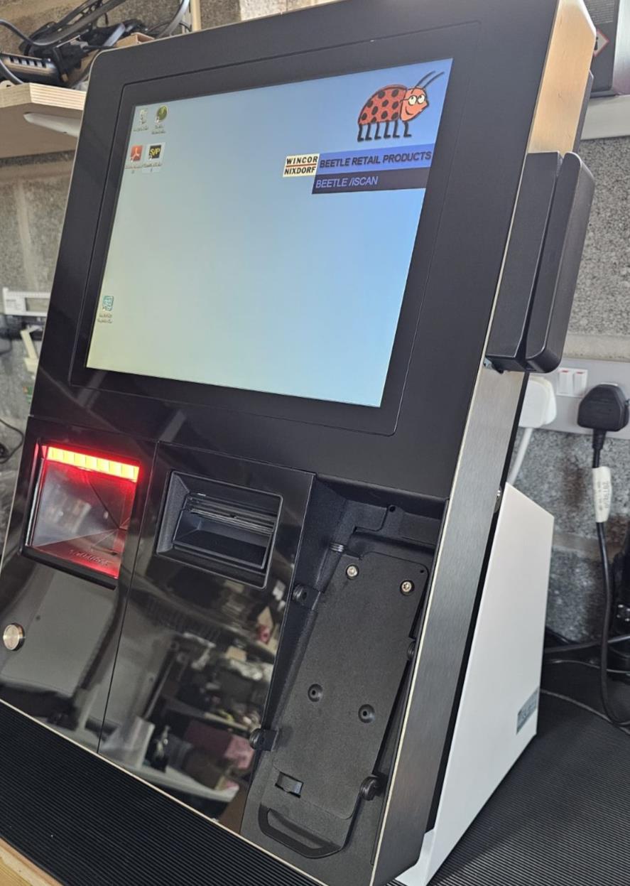 Diebold Nixdorf Beetle iScan EASY eXpress Self Service POS terminal Checkout