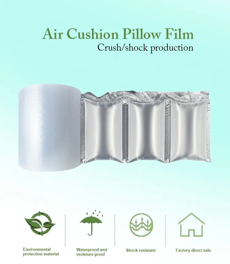 Pillow Universal Void Fill Cushion Film Roll Packaging For Air Cushion Machine