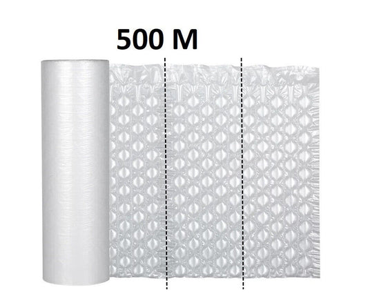 Large Bubble Cushion Film Roll Universal Packaging For Air Cushion Machine 500m