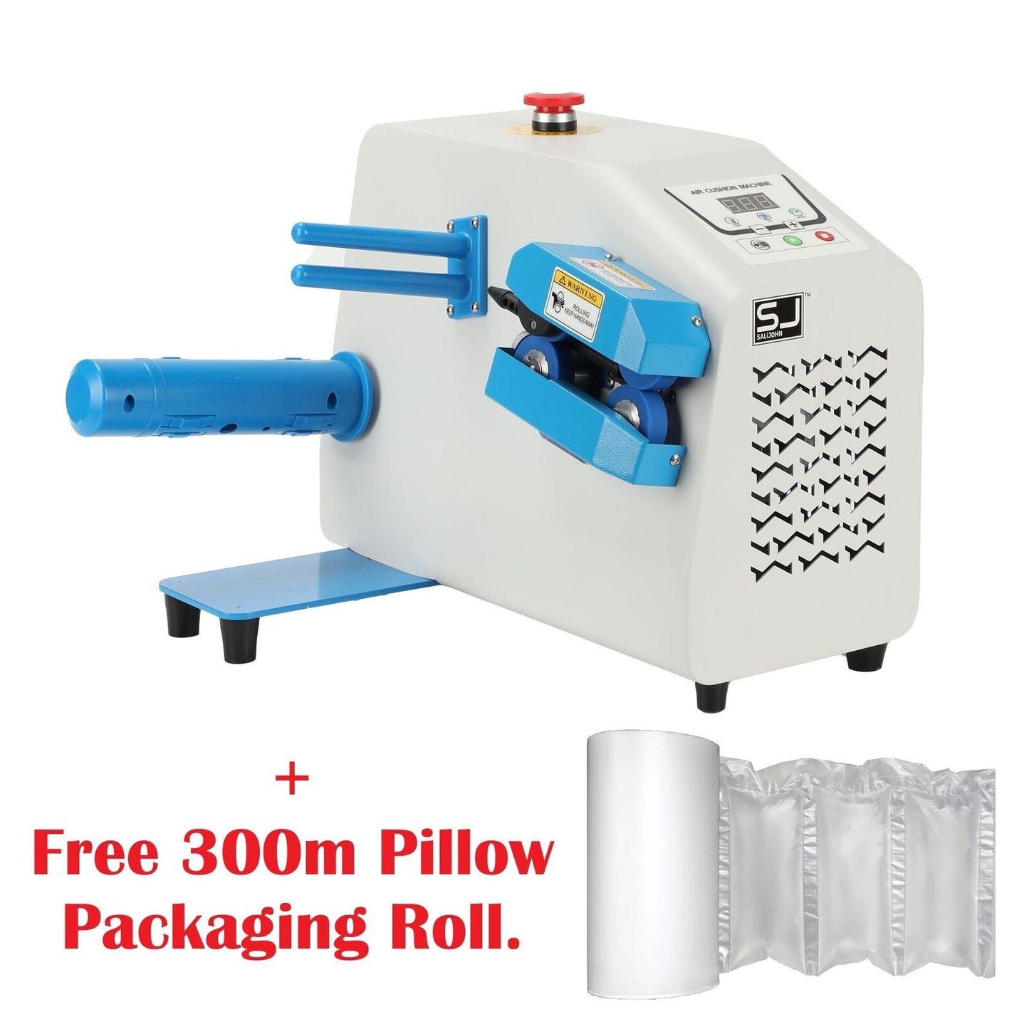 SJ60 Air Cushion Inflation Sealing Packaging Machine Belt Free Design High Speed