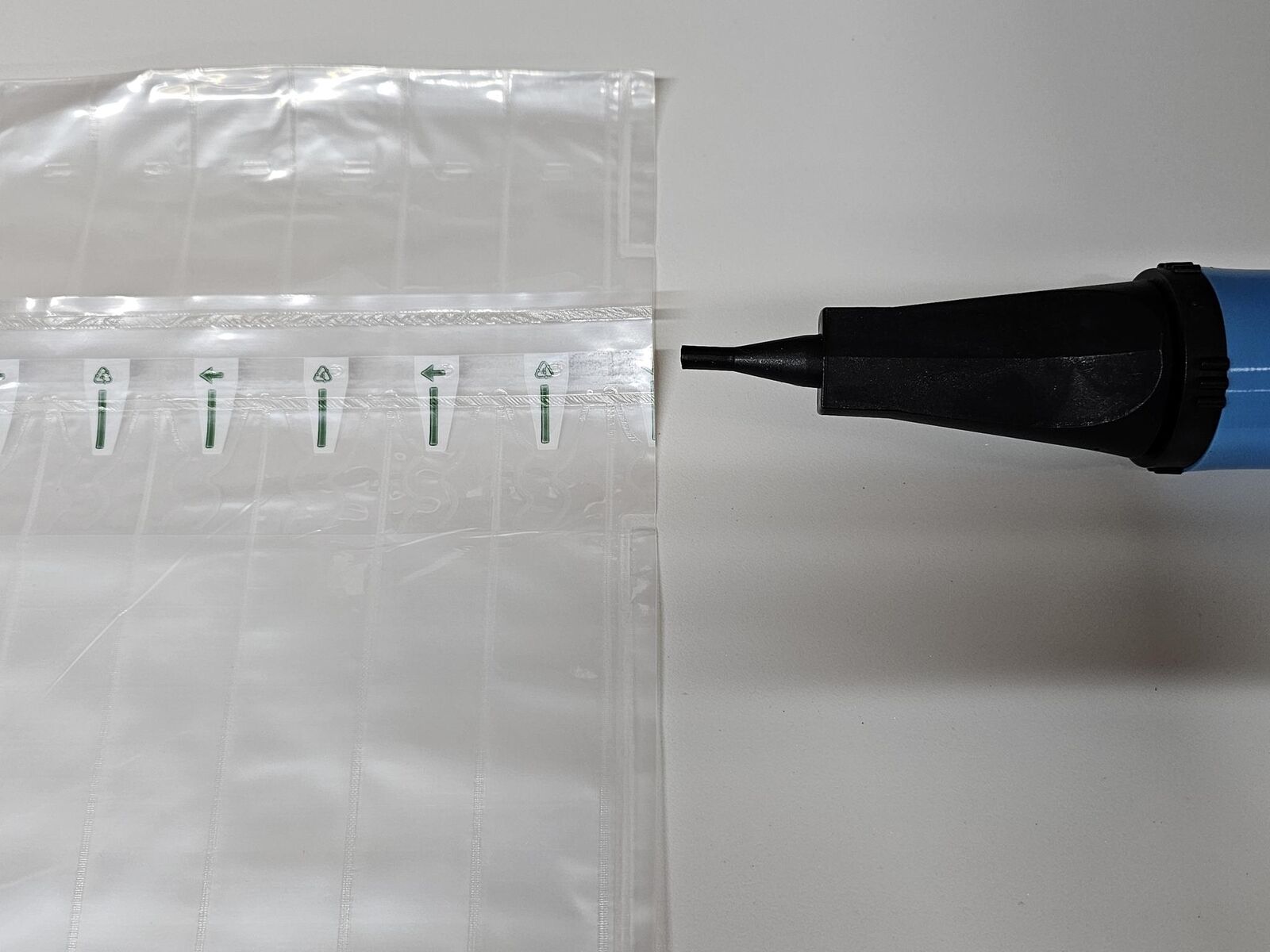 Aufblasbare Luftsäcke für Weinflaschen – stoßfeste Schutzpolsterverpackung 