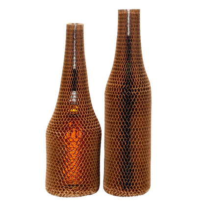 Honeycomb Paper Bottle Sleeves Kraft Paper Packaging Eco-Friendly - UK