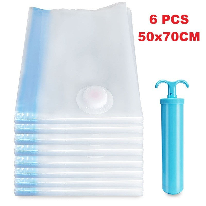 Vacuum Seal Bags 6 Pack Space Saver Storage Reusable Airtight Clothes Bedding