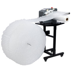SJ-5000 Automatic Air Cushion Film Rewinder & Coiling Table | Packaging Machine Stand