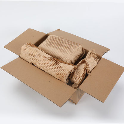 Honeycomb Packaging Wrap Roll Biodegradable & Recyclable Hive Void Fill Kraft