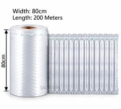 Inflatable Air Column Cushion Roll – 80 cm x 200 Meters Ultra Strong Shockproof Packing Wrap