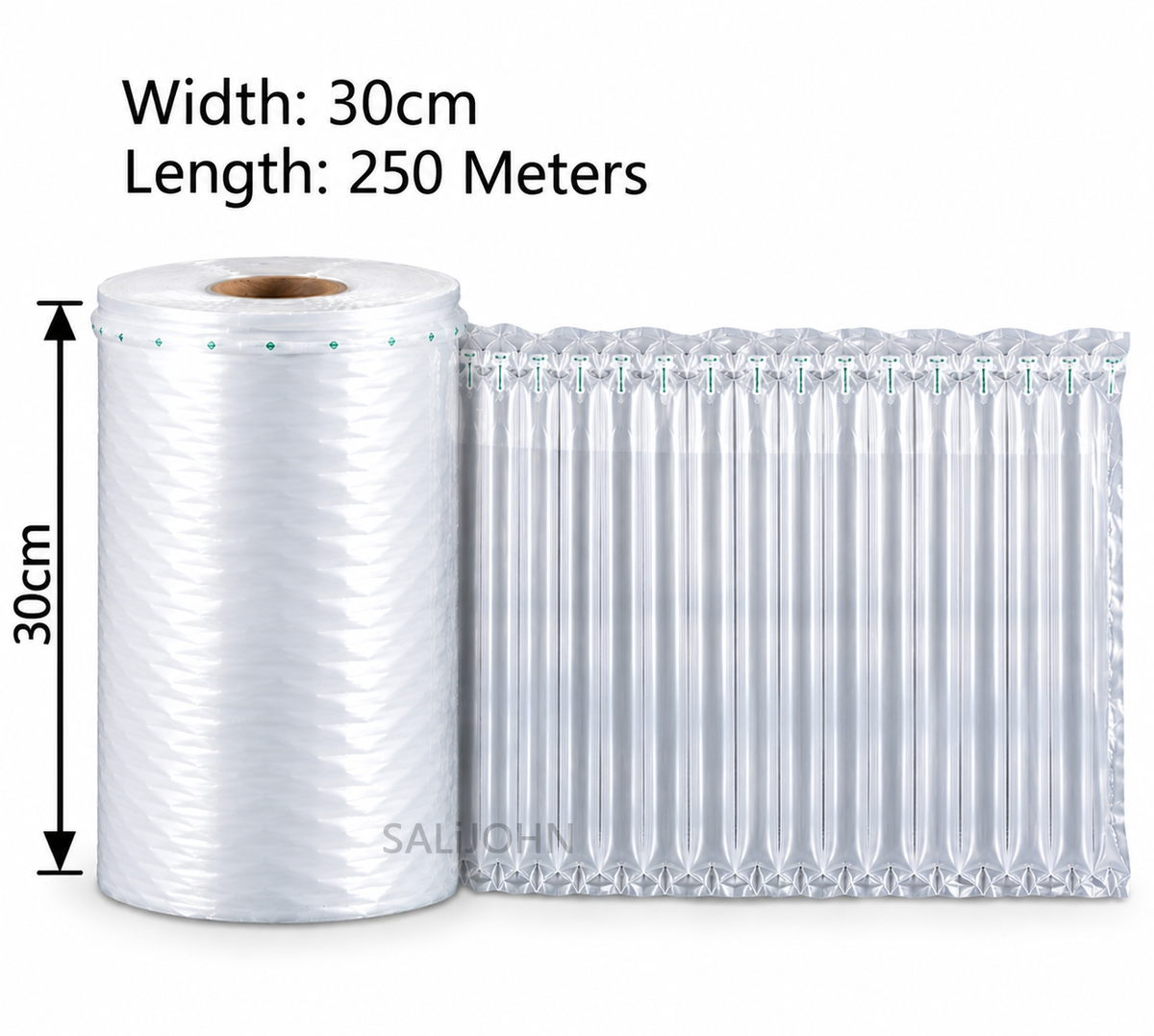 Inflatable Air Column Cushion Roll – 30 cm x 250 Meters Ultra Strong Shockproof Packing Wrap