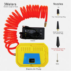 Portable Mini Electric Air Pump for Inflatable Packaging Bags, Wine Bottle Air Column Bags & Balloons – 22L/min AC 100-240V