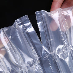 Beer Bottle Inflatable Air Column Bags on Roll – 300pcs Perforated 65-Micron Protective Packaging