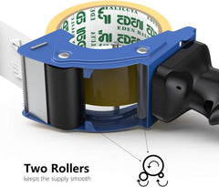 2 Inch Packing Tape Dispenser Gun Heavy Duty Fits 48mm & 50mm Parcel Tape Blue
