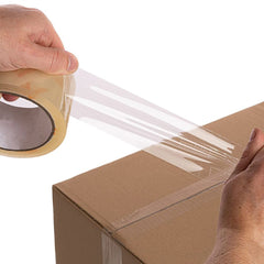 Clear Packing Tape 48mm Heavy Duty Strong Self-Adhesive Parcel Packaging Tape