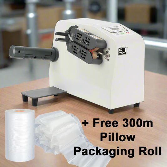 Air Pillow Cushion Machine Void Fill Inflate Roll Bubble Packaging Maker SJ10