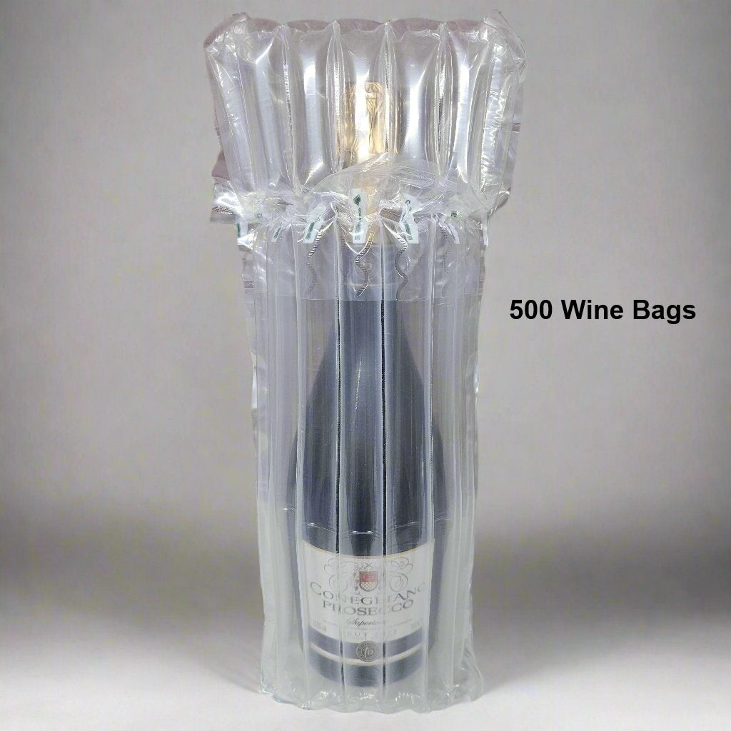 Inflatable Wine Bottle Air Bag – For Tall Bottles & Champagne Protective Cushion